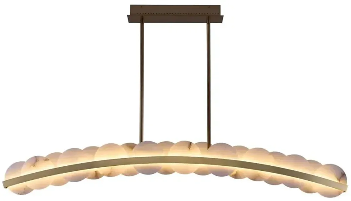 Belen Kox Moonstone Alabaster LED Island Pendant, Belen Kox