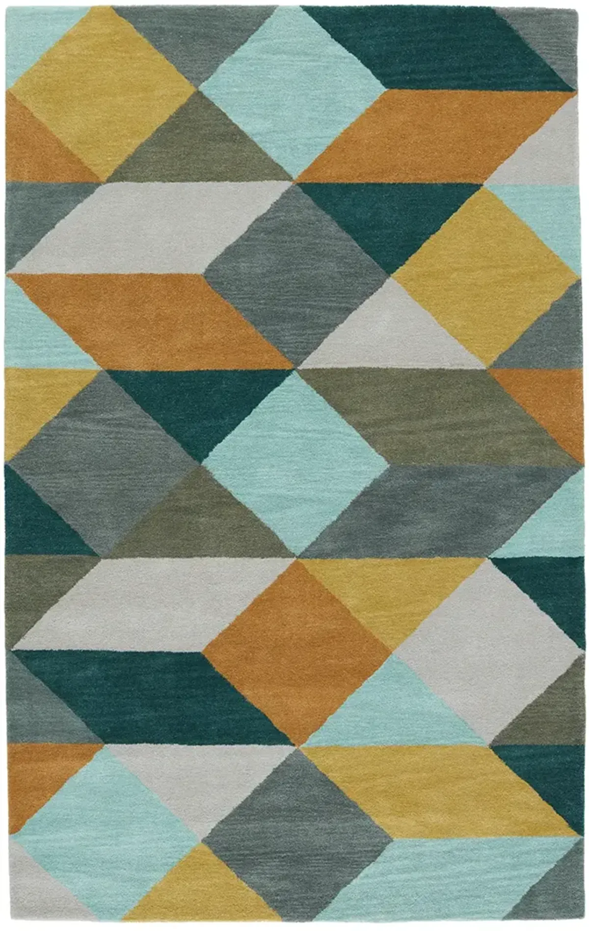 En Casa By Ls Tufted Ojo Yellow/Gold 2' x 3' Rug