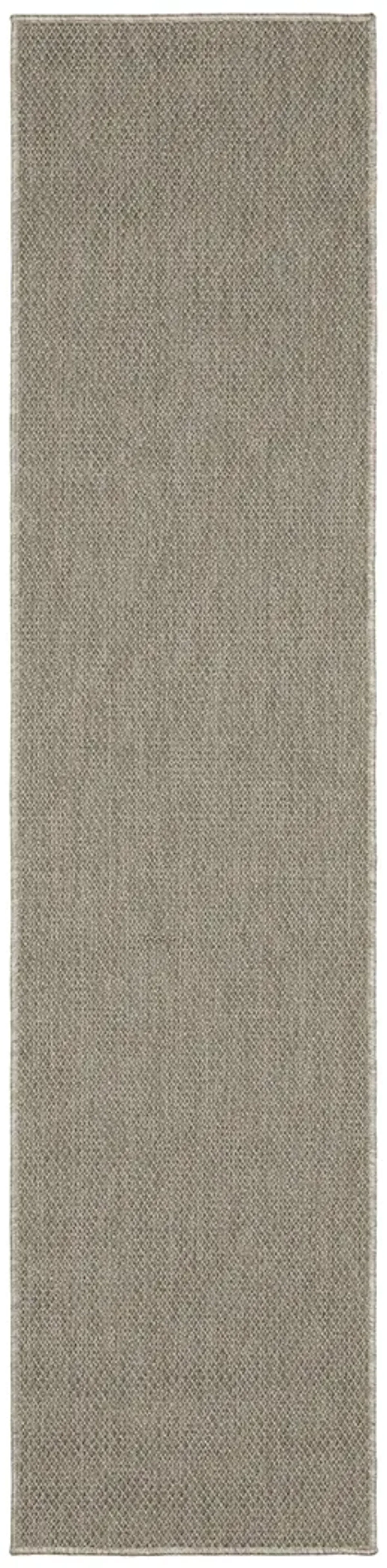 Caicos 1'10" x 7'6" Grey Rug