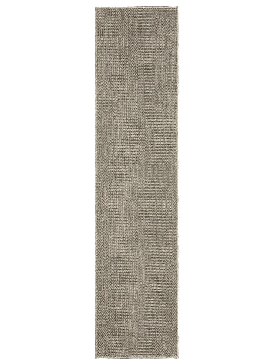 Caicos 1'10" x 7'6" Grey Rug