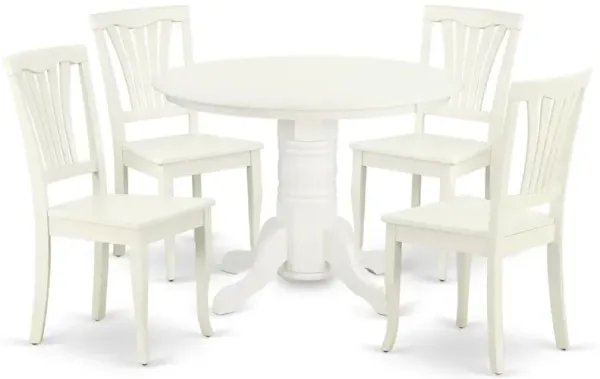 Dining Room Set Linen White