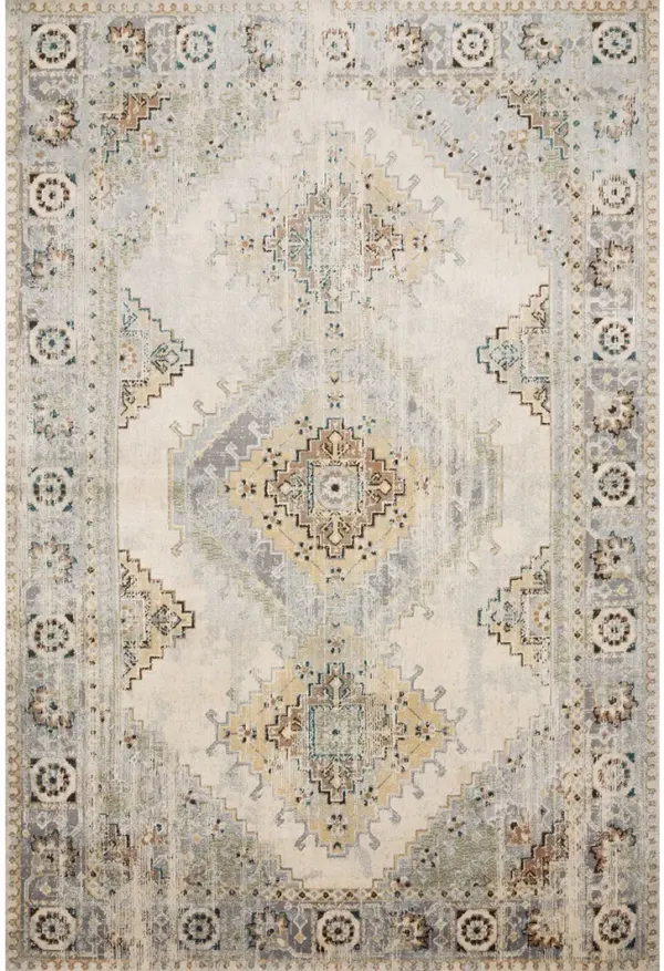 Isadora Oatmeal/Silver 2'0" x 3'0" Accent Rug