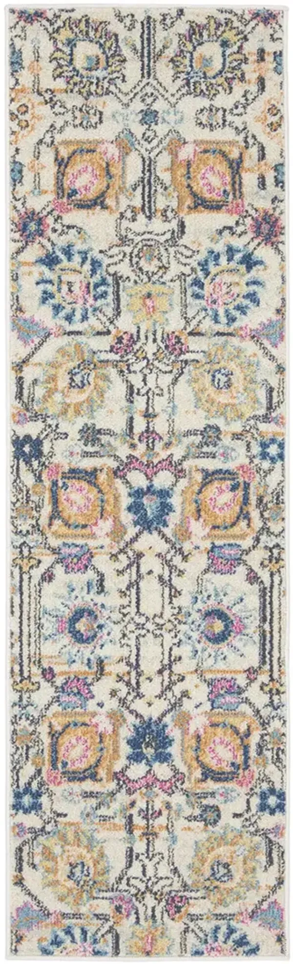 Passion PSN01 Ivory/Multicolor 1'10" x 6' Rug