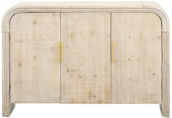 Merax Retro Minimalist Curved Sideboard