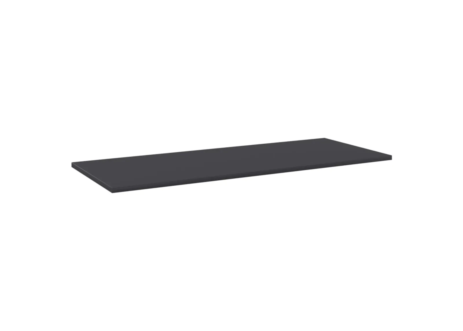 vidaXL Bookshelf Boards 4 pcs Gray 39.4"x15.7"x0.6" Chipboard