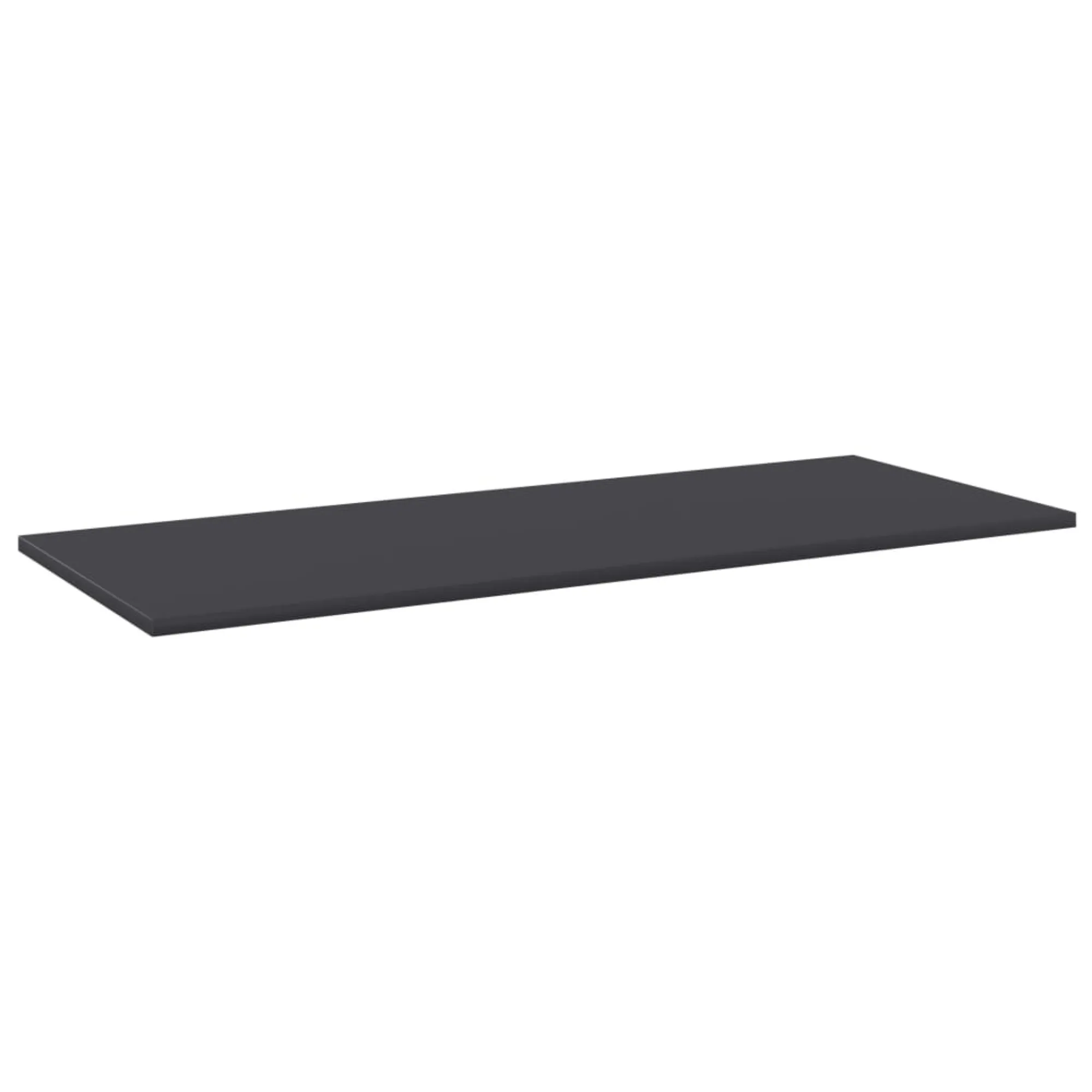 vidaXL Bookshelf Boards 4 pcs Gray 39.4"x15.7"x0.6" Chipboard