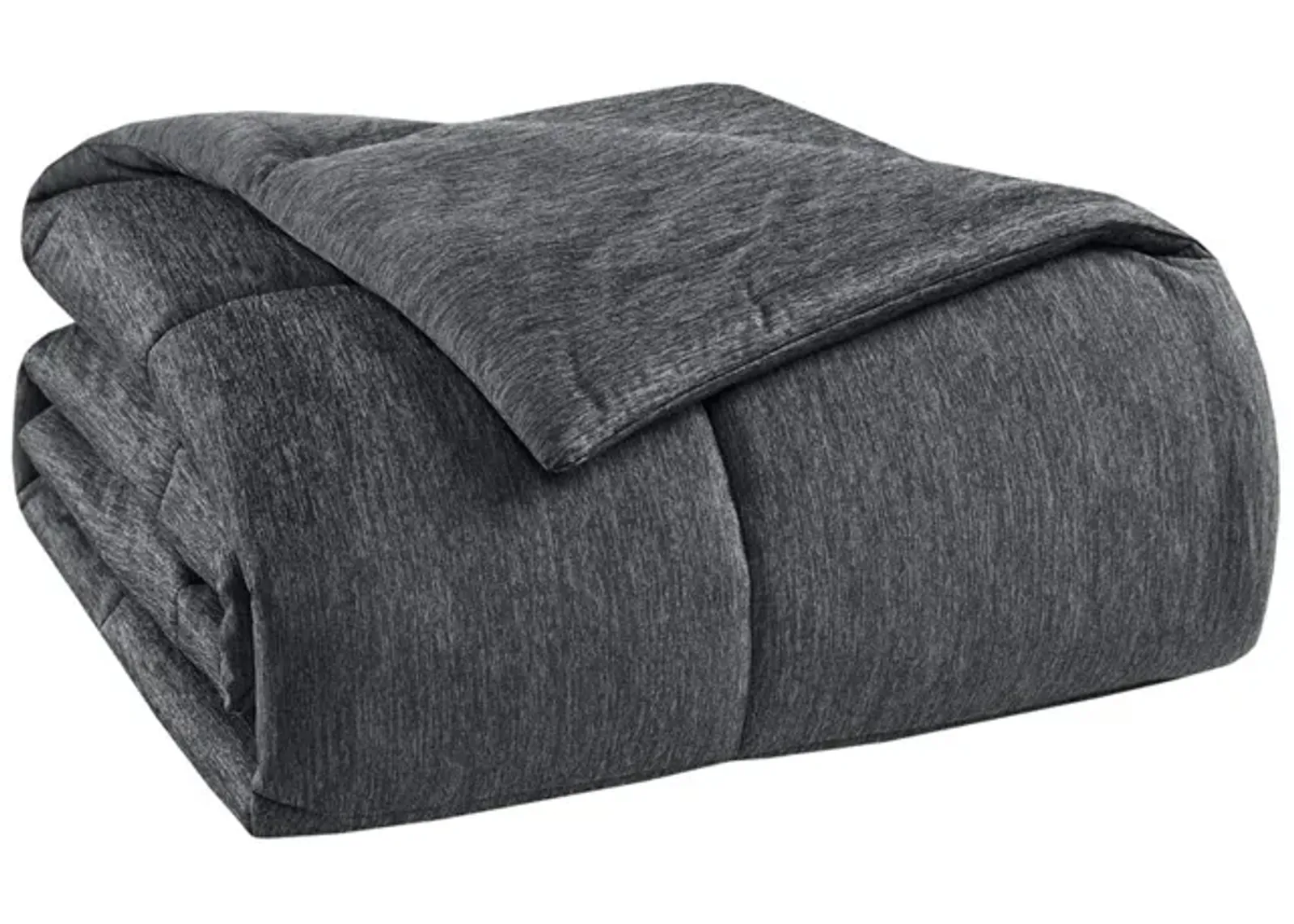 Gracie Mills Heathered Jersey Knit Down Alternative Comforter