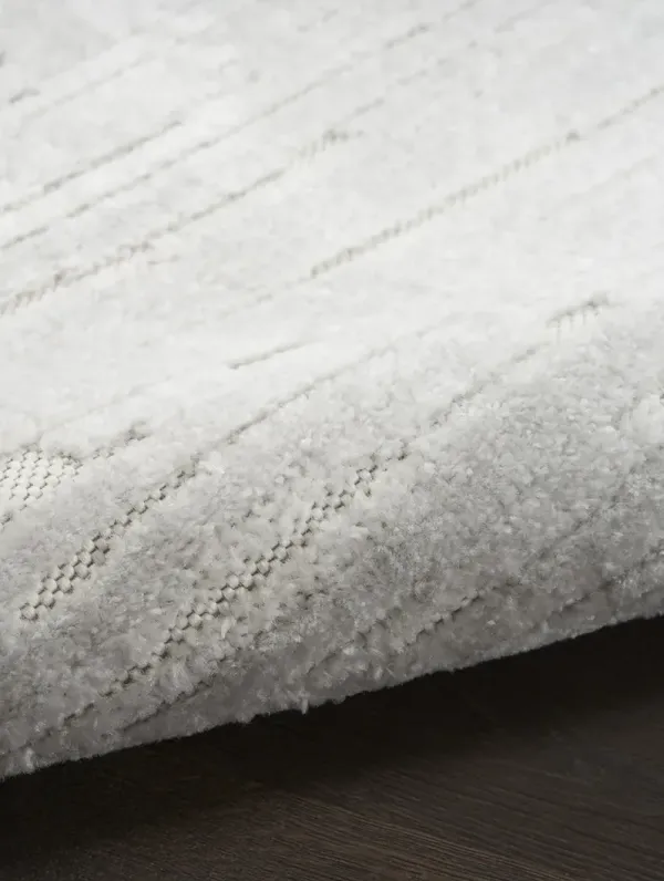 Care Free CAF04 Light Gray 5'3" x 7' Rug