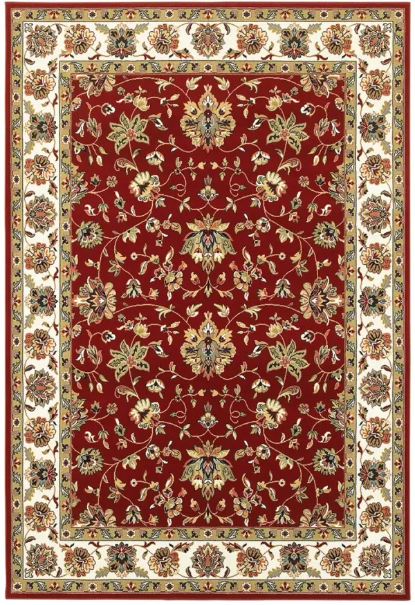 Kashan 9'10" x 12'10" Red Rug