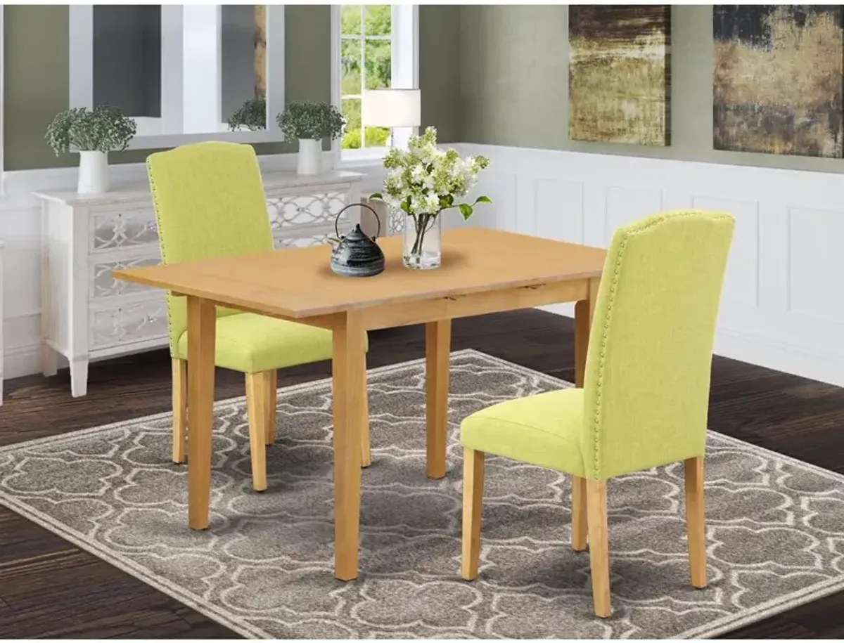 Dining Room Set Oak, NOEN3-OAK-07