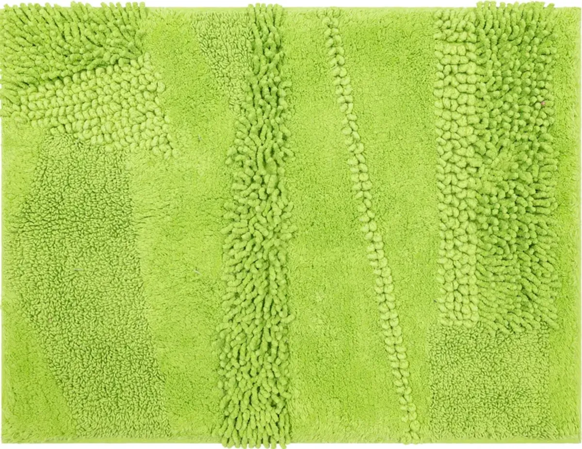 Composition Fiesta Lime 2' x 5' Bath Mat