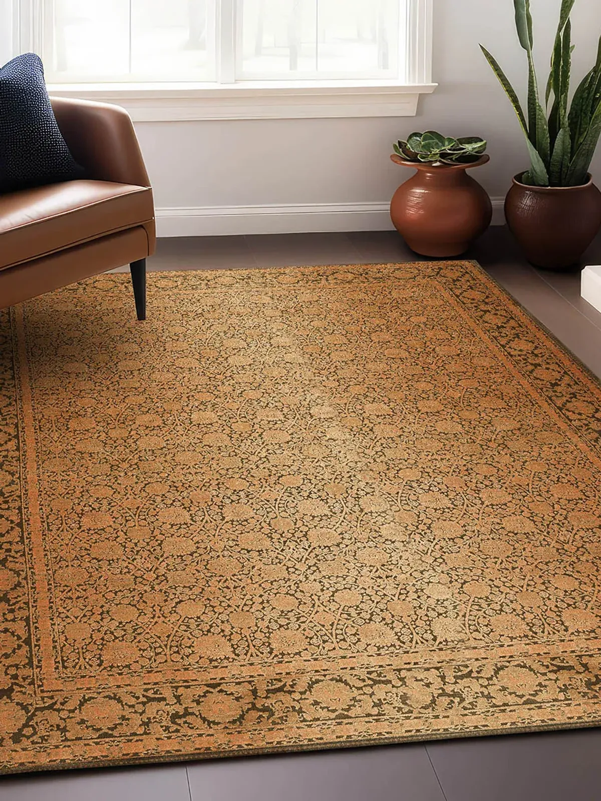 Vizcia VZ1 Copper 2'6" x 7'8" Rug