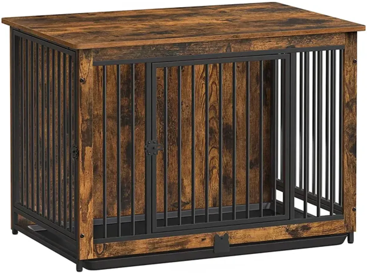 Modern Dog Crate Furniture - Stylish End Table and Pet Enclosure in One