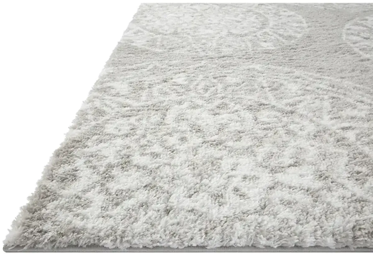 Bliss BLS06 Grey/White 3'11" X 6' Rug