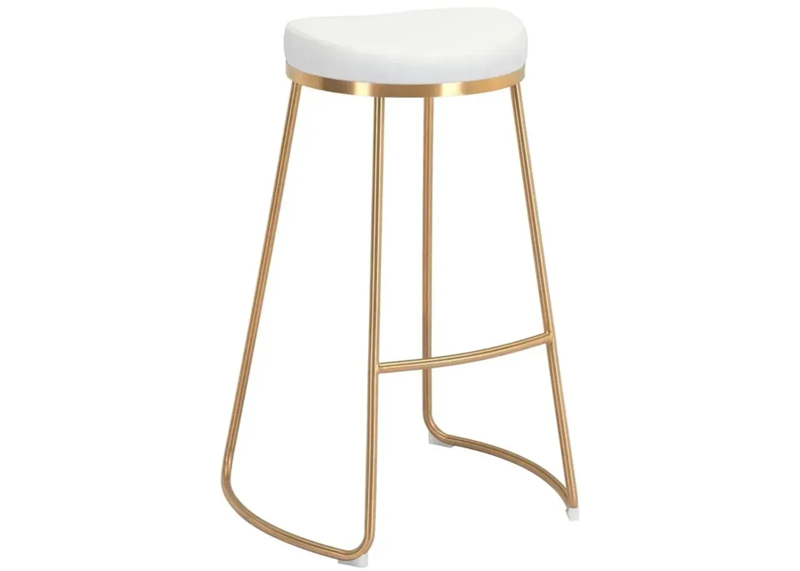 Belen Kox Bree Barstool (Set of 2), White, Belen Kox