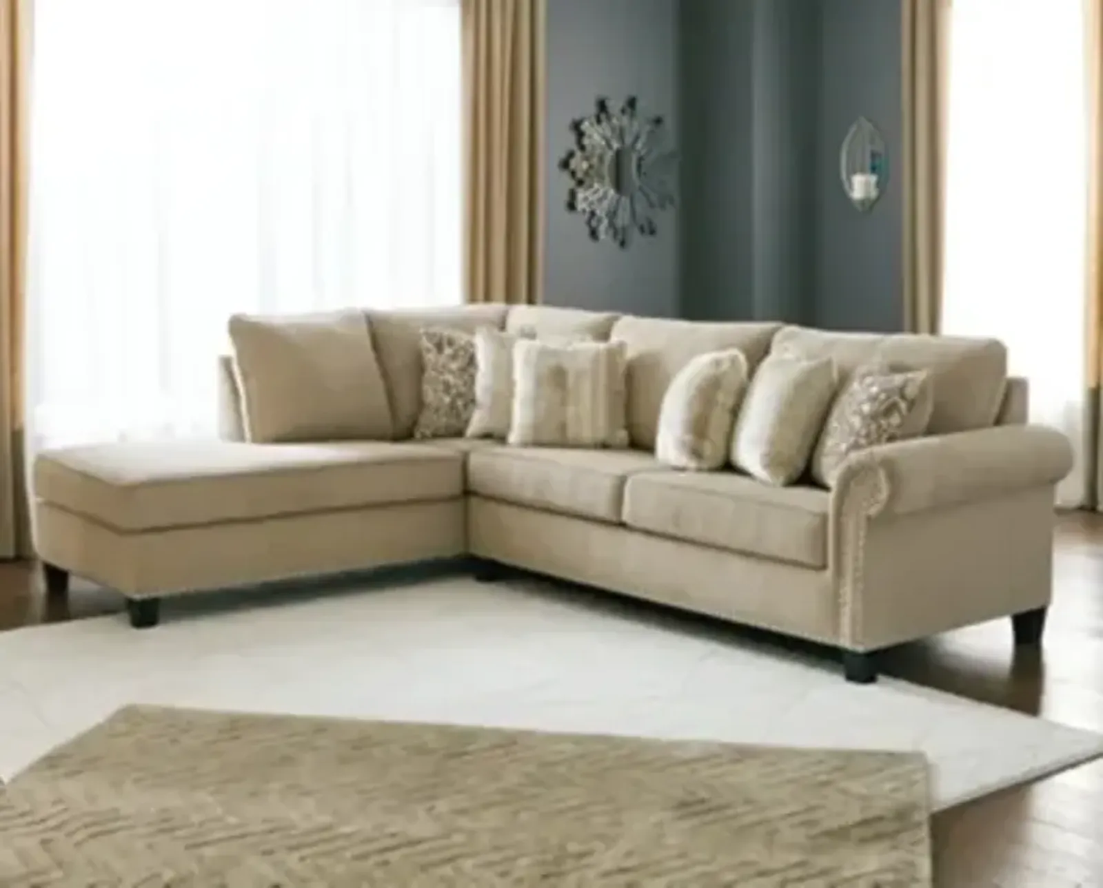 Dovemont 2-Piece Sectional with Chaise