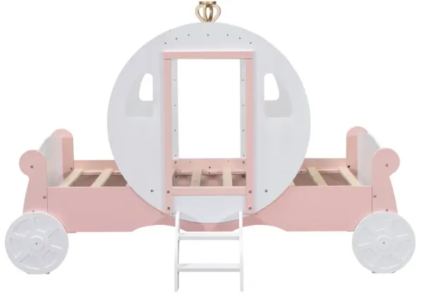 Merax Platform Car Bed with Stair