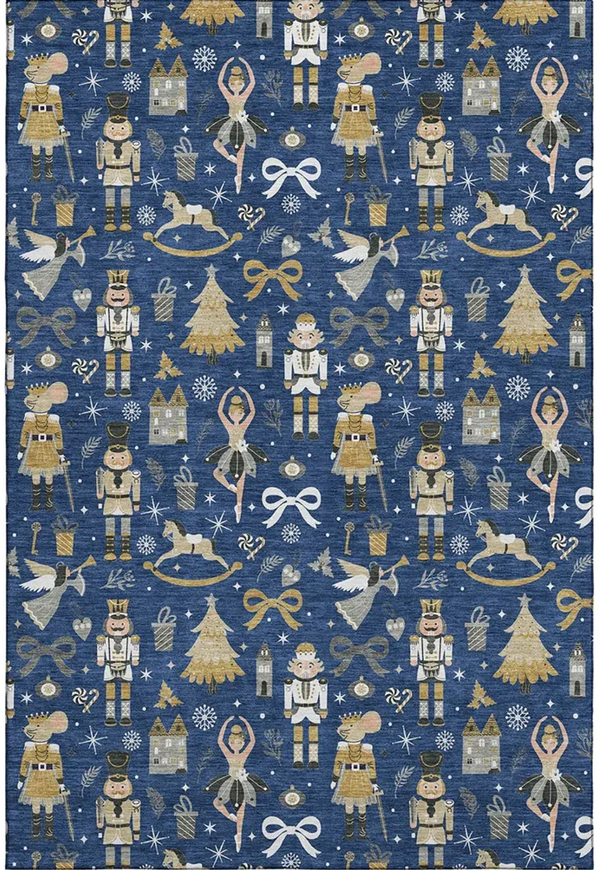 Merry & Bright MY29 Navy 9' x 12' Rug