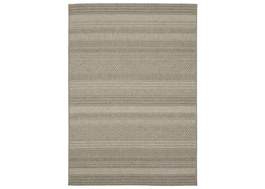 Caicos 7'10" x 10' Grey Rug