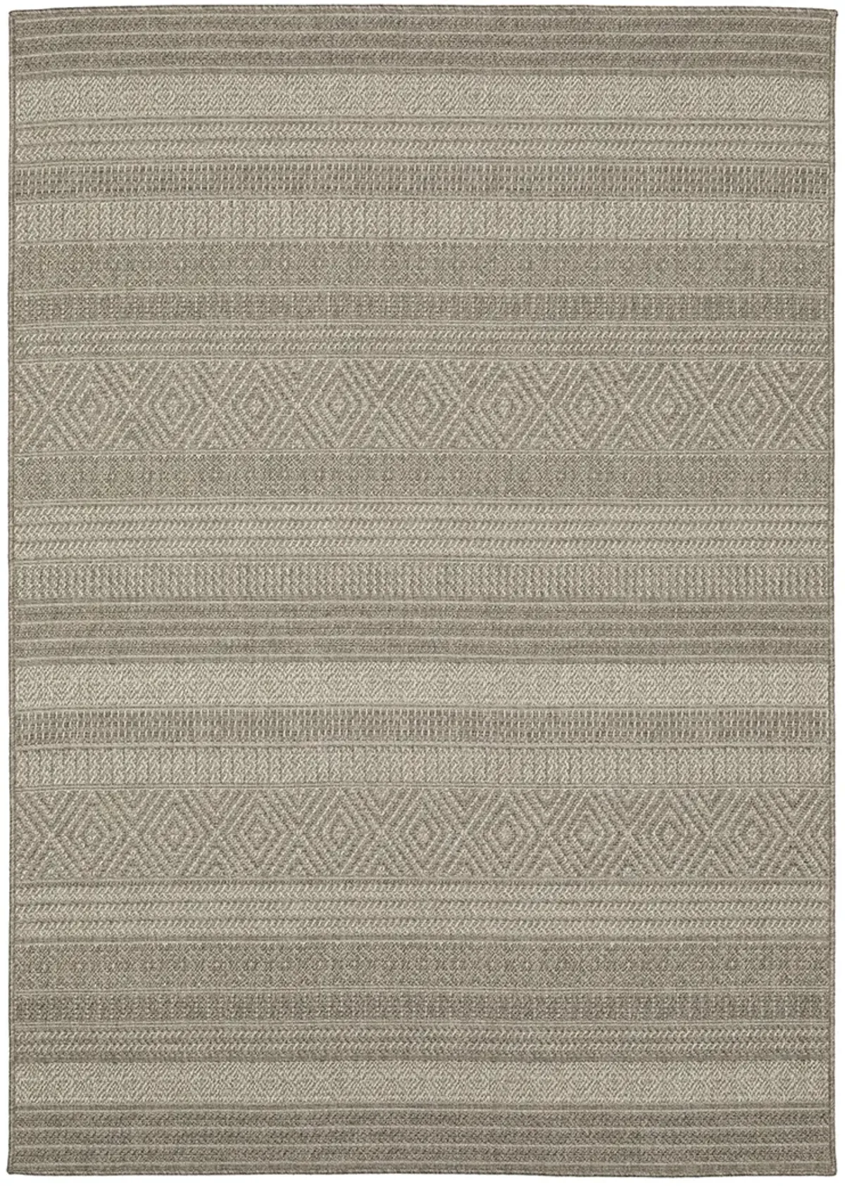 Caicos 7'10" x 10' Grey Rug