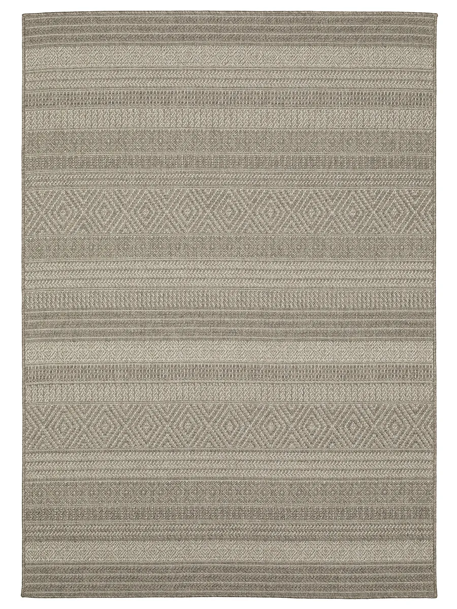 Caicos 7'10" x 10' Grey Rug