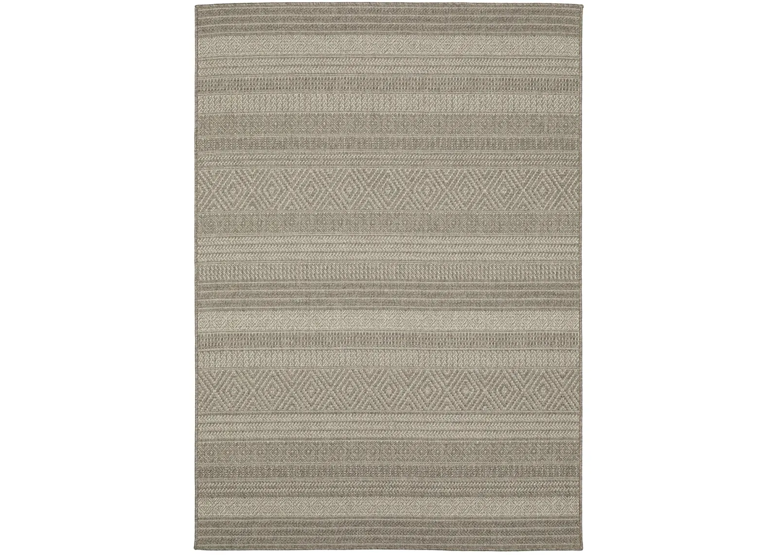 Caicos 7'10" x 10' Grey Rug