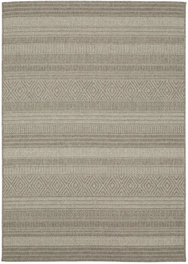 Caicos 7'10" x 10' Grey Rug