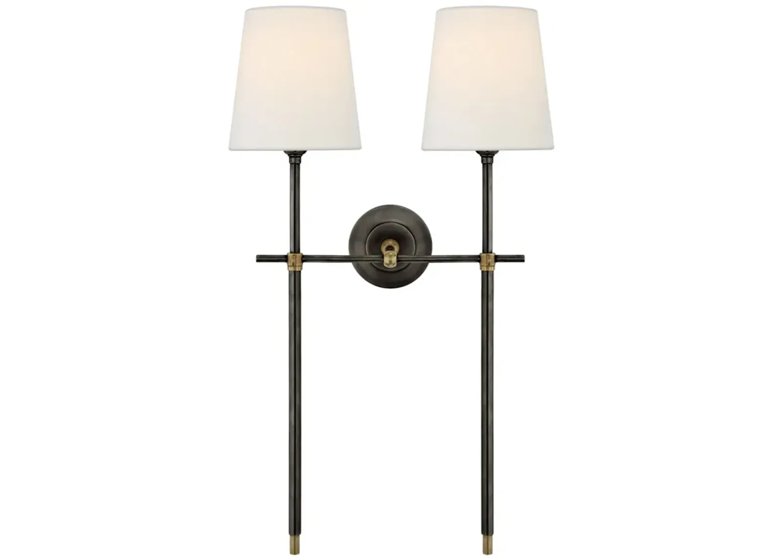 Bryant Lrg Double Tail Sconce