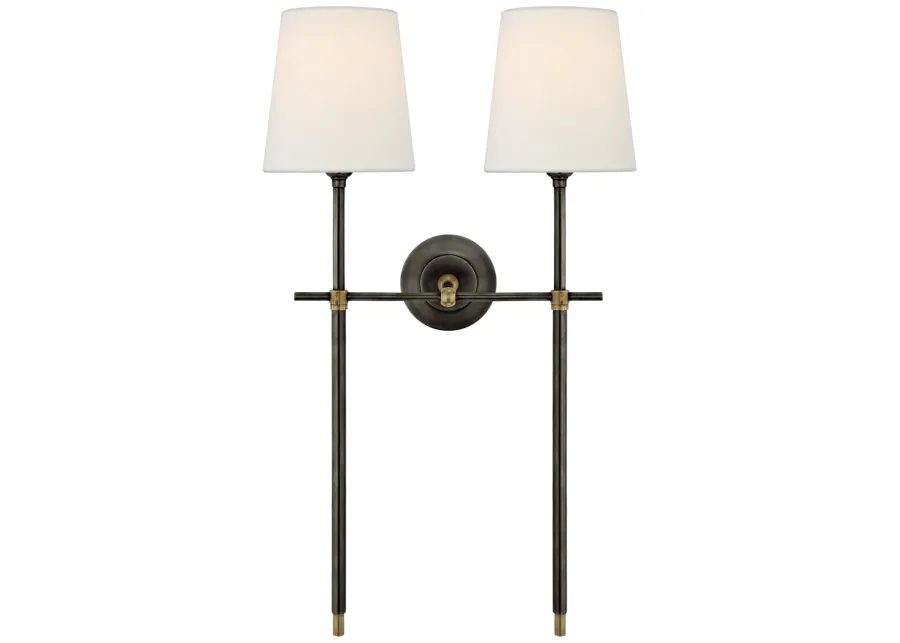 Bryant Lrg Double Tail Sconce