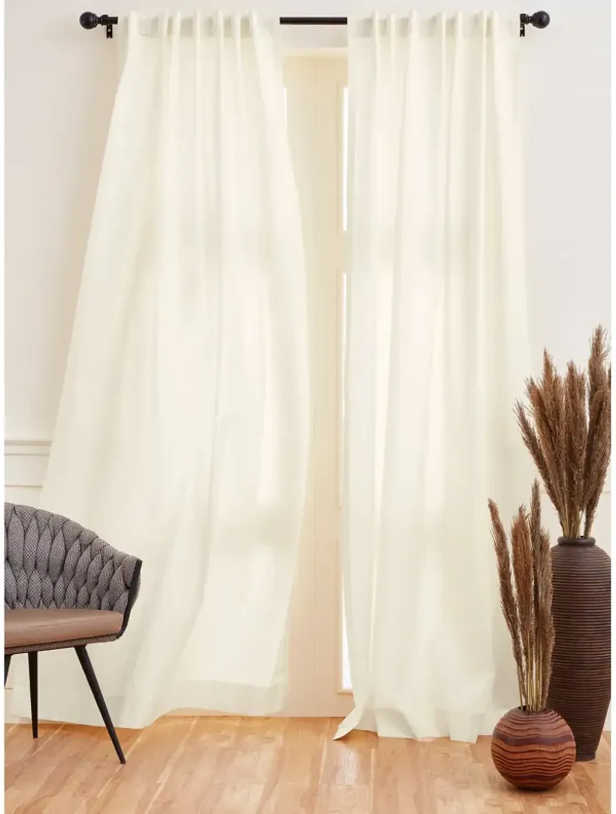 Solino Home Cotton Linen Curtain