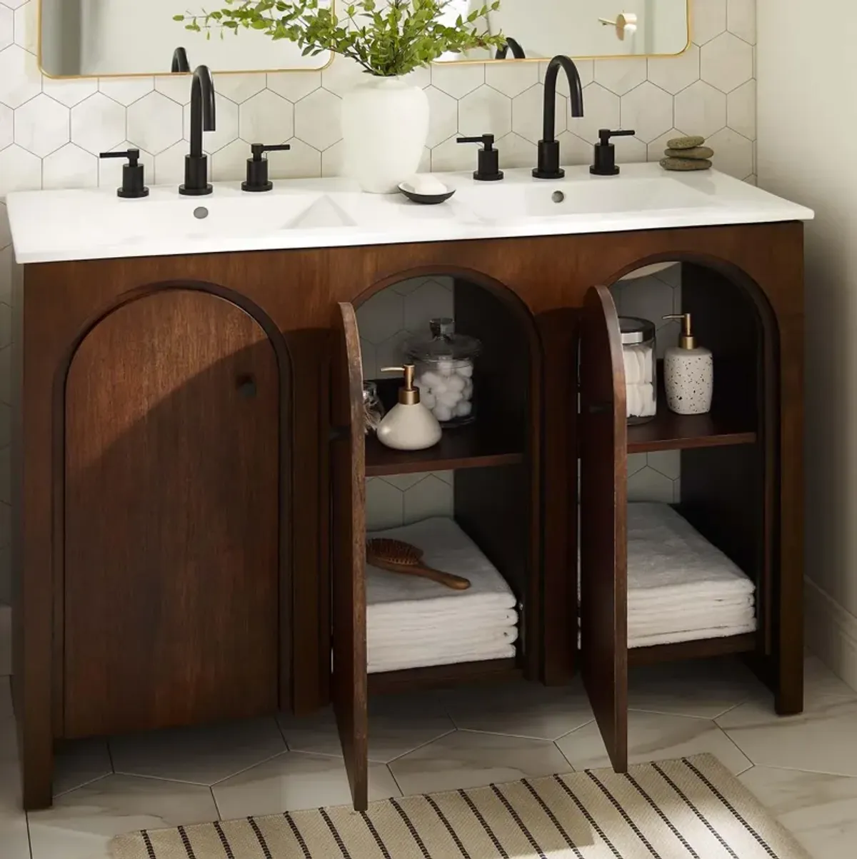 Appia 48" Double Sink Bathroom Vanity