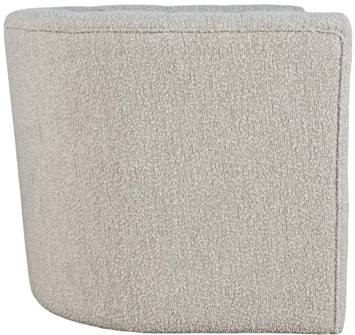 Jofran Everly Boucle Modern Transitional Swivel Accent Chair