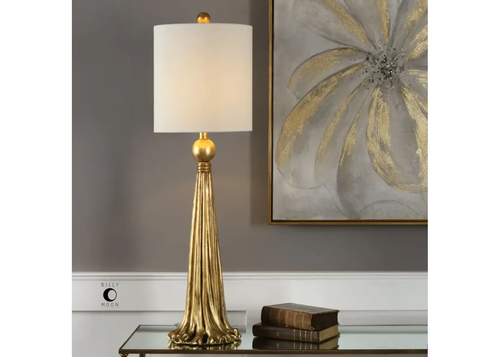 Uttermost Paravani Metallic Gold Lamp