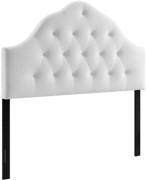 Modway - Sovereign King Diamond Tufted Performance Velvet Headboard White