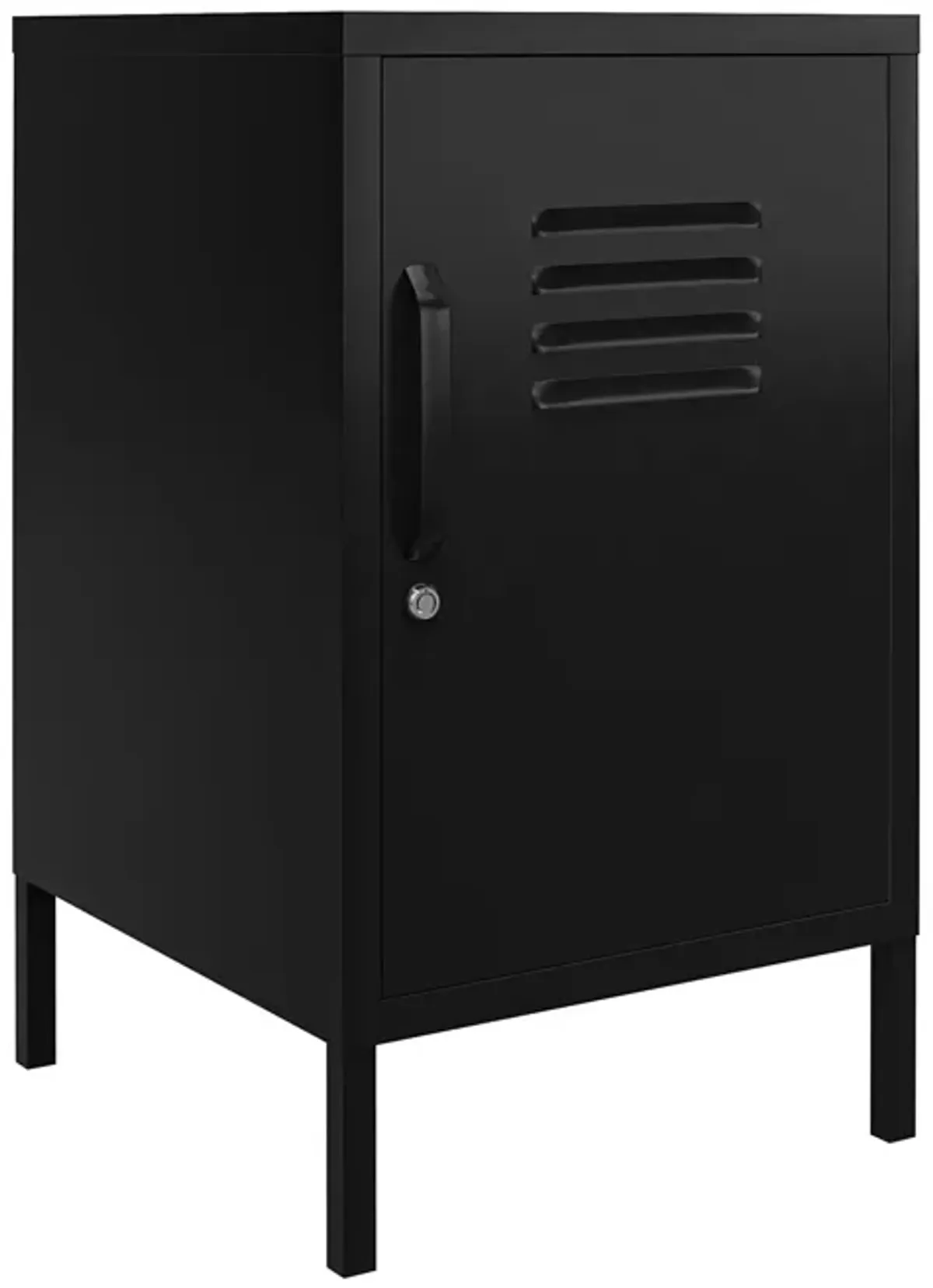 Shadwick Metal Locker End Table