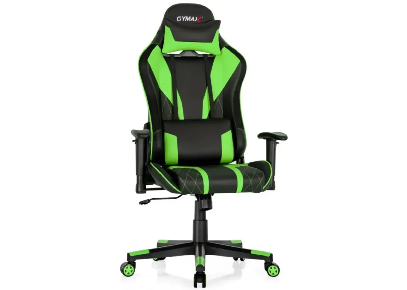 Hivvago Gaming Chair Adjustable Swivel Computer Chair with Dynamic LED Lights