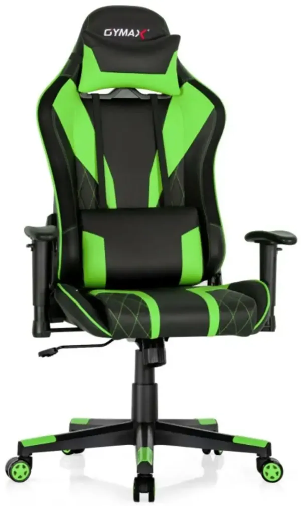 Hivvago Gaming Chair Adjustable Swivel Computer Chair with Dynamic LED Lights