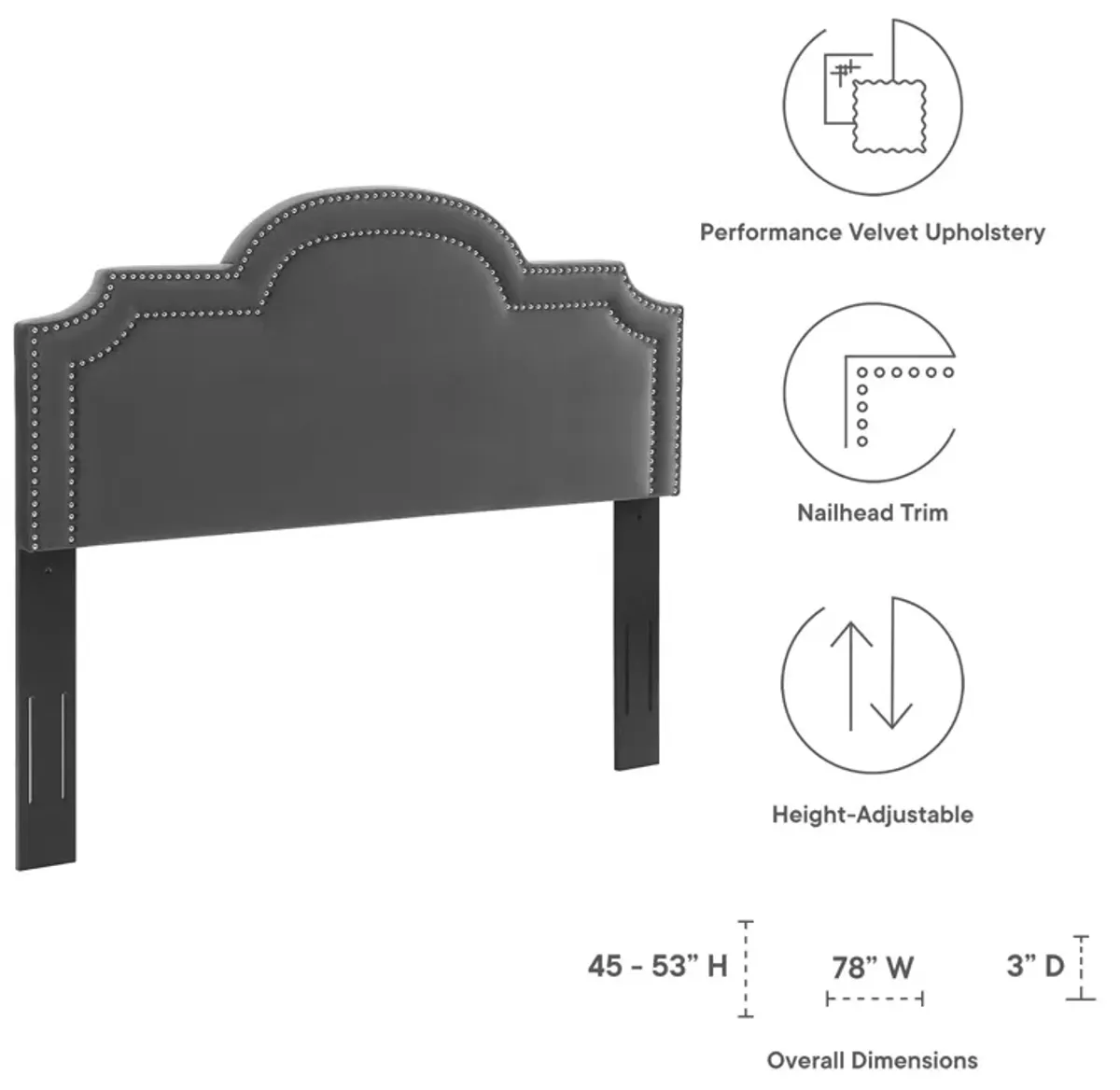 Modway - Belinda Performance Velvet King/California King Headboard