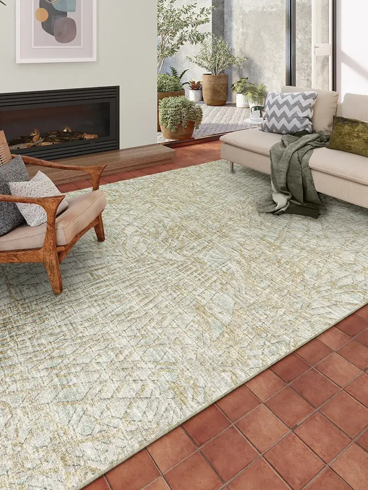 Winslow WL2 Aloe 3' x 5' Rug