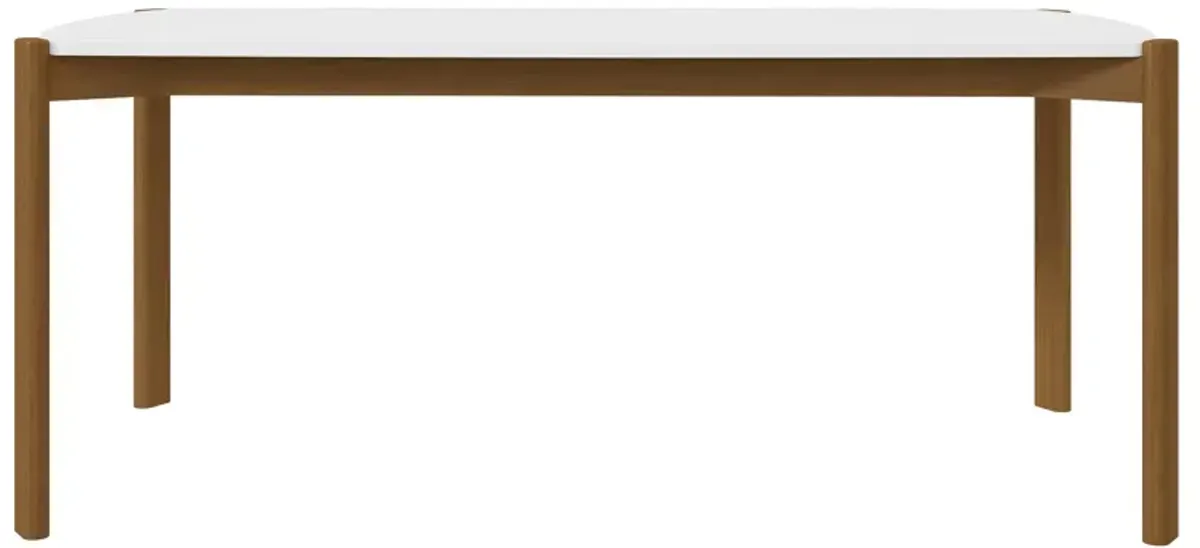 Gales White 70" Dining Table