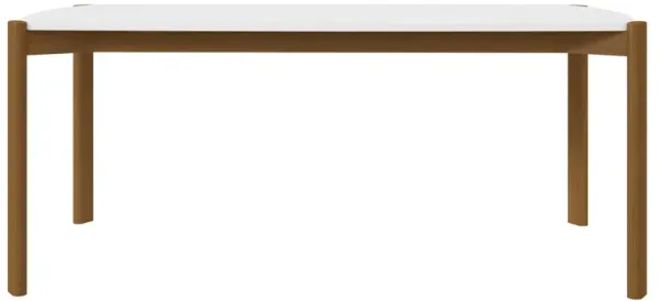 Gales White 70" Dining Table