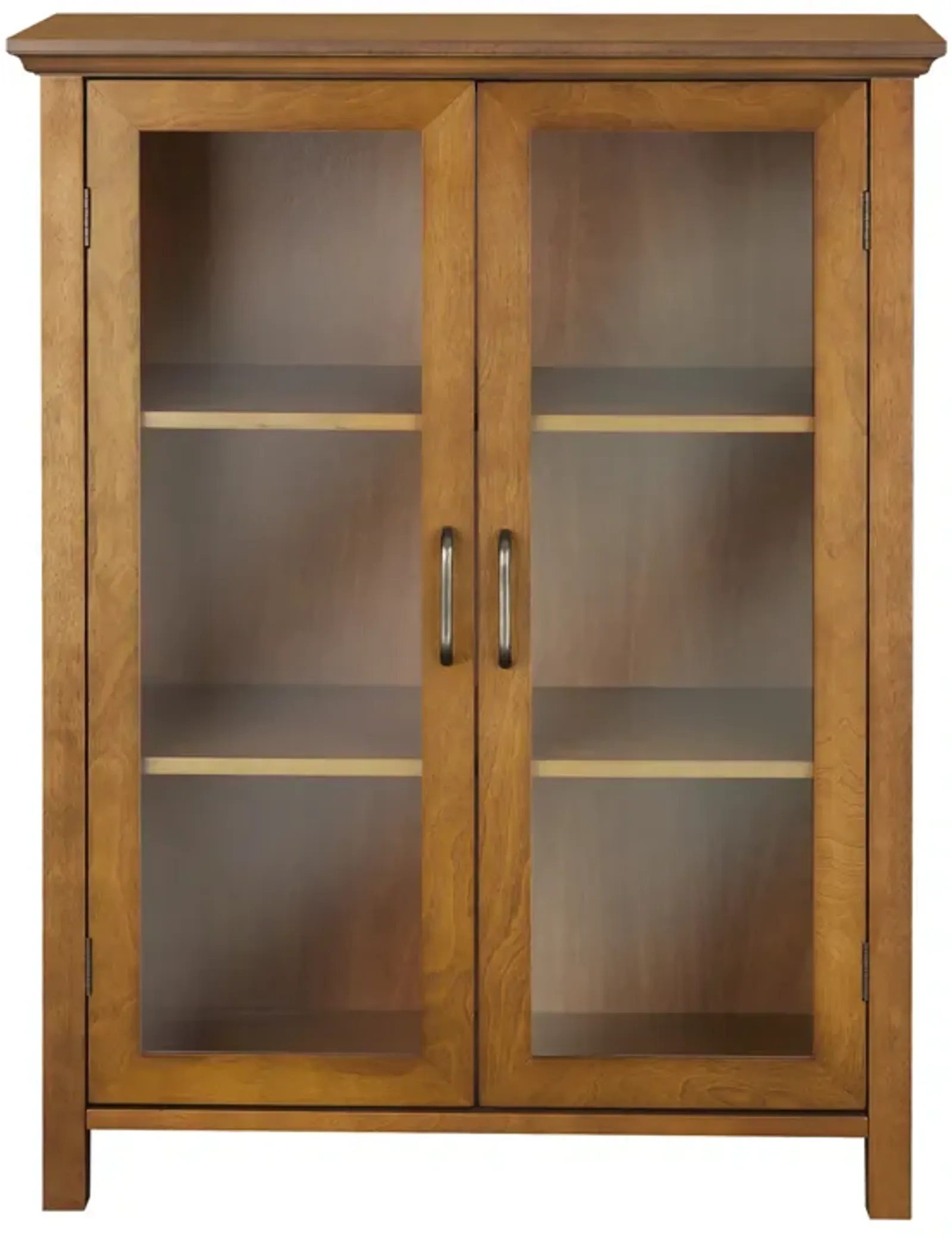 Teamson Home Avery Floor Cabinet with 2 Doors - Wood veneer with Oil Oak finish