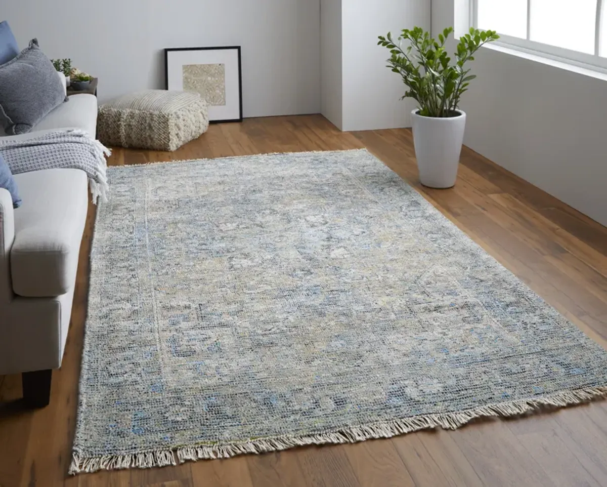 Caldwell 8802F Blue/Gray/Tan 3'6" x 5'6" Rug