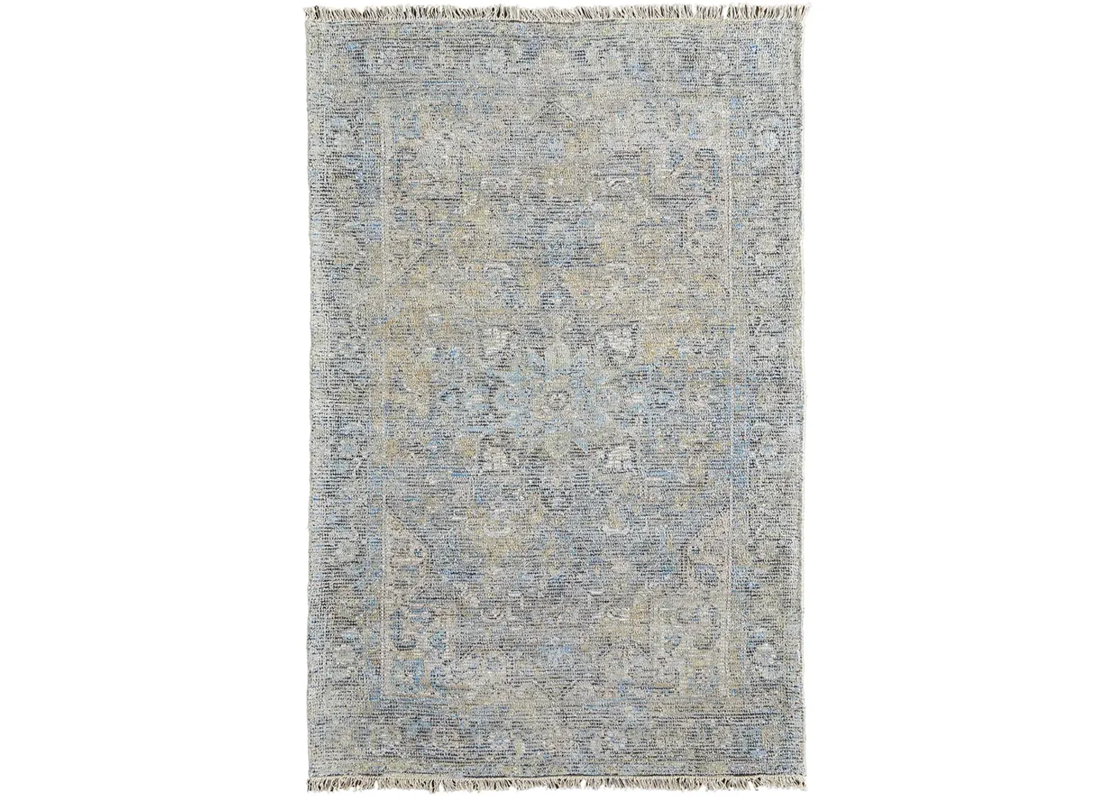 Caldwell 8802F Blue/Gray/Tan 3'6" x 5'6" Rug