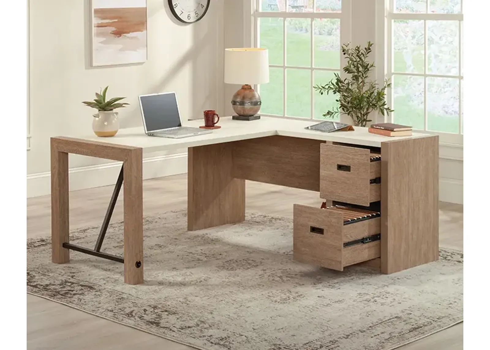 Dixon City L-Shaped Desk