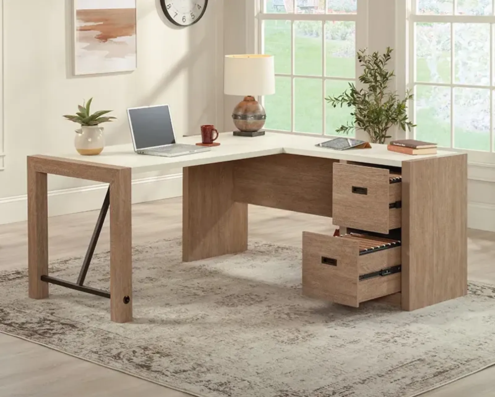 Dixon City L-Shaped Desk