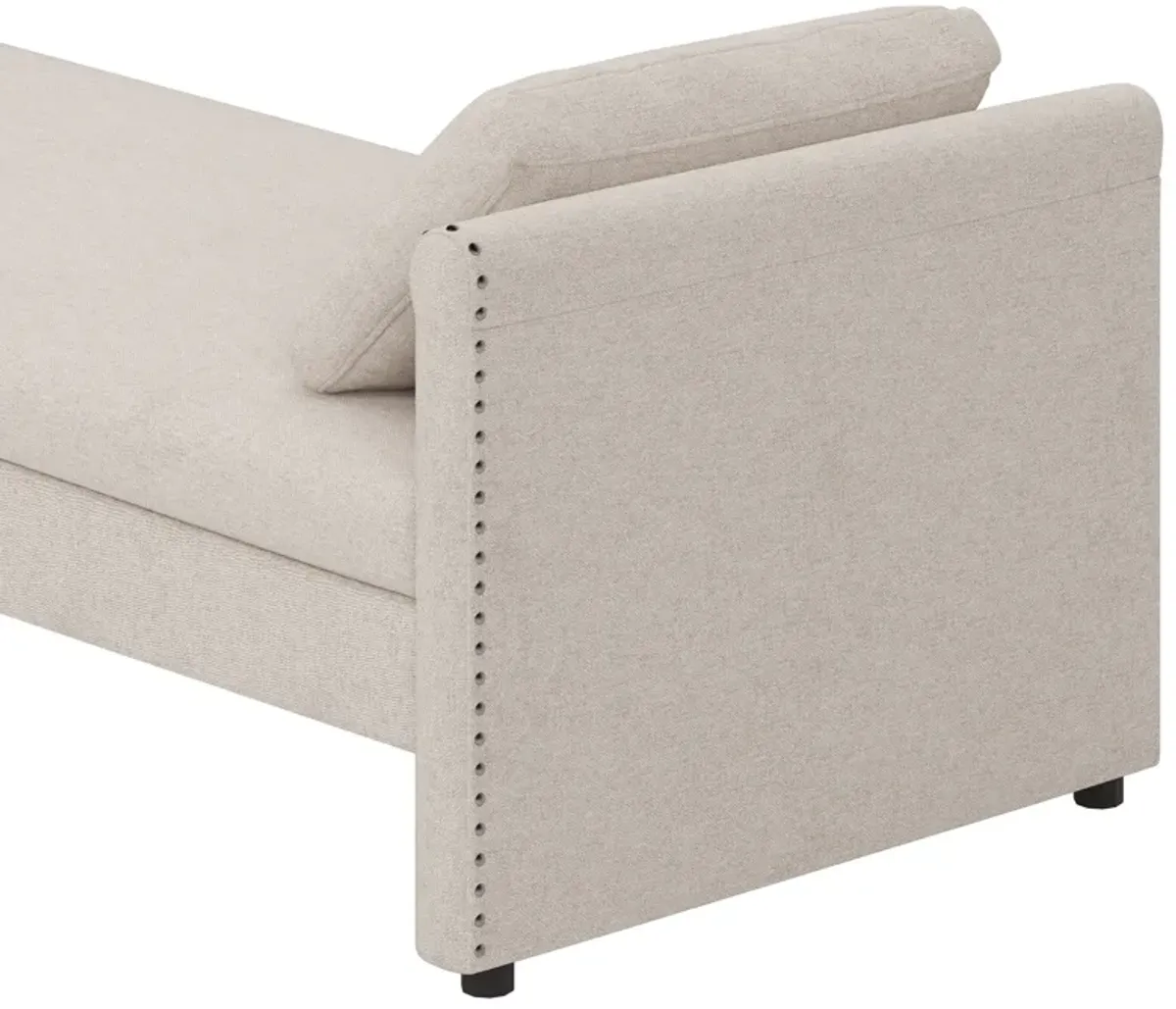 Merax Modern Upholstered Chaise Lounge Chair