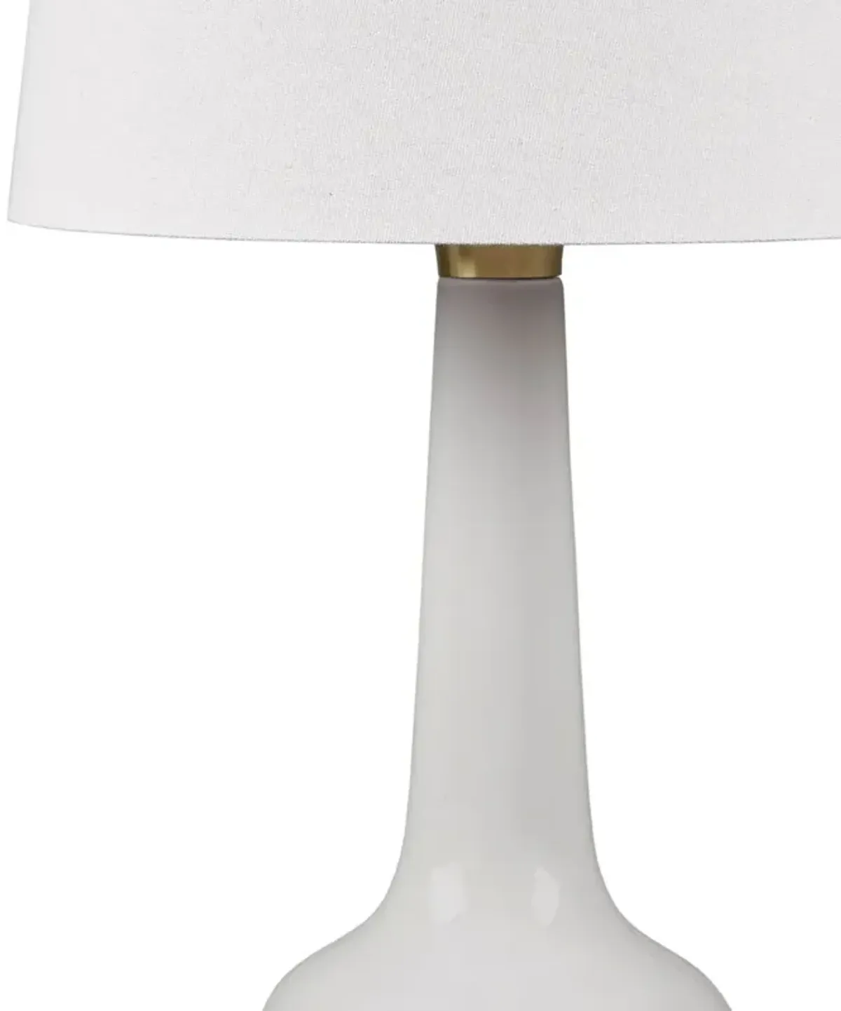 Gracie Mills Lopez Genie Glow Ceramic Gold Metal LED Table Lamp