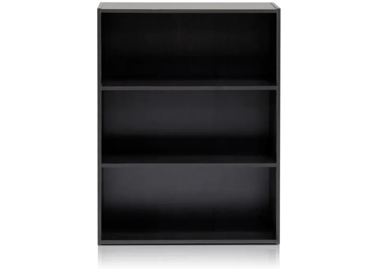 Furinno Pasir 3-Tier Open Shelf Bookcase, Espresso