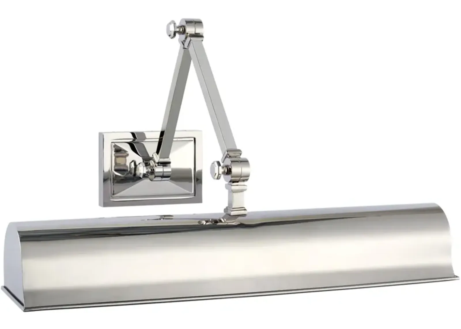 Jane 18" Double Library Light in Polished Nickel